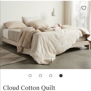 Parachute Cloud Cotton Quilt (Natural/Ivory - Full/Queen)